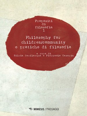 cover image of Propositi di filosofia 1